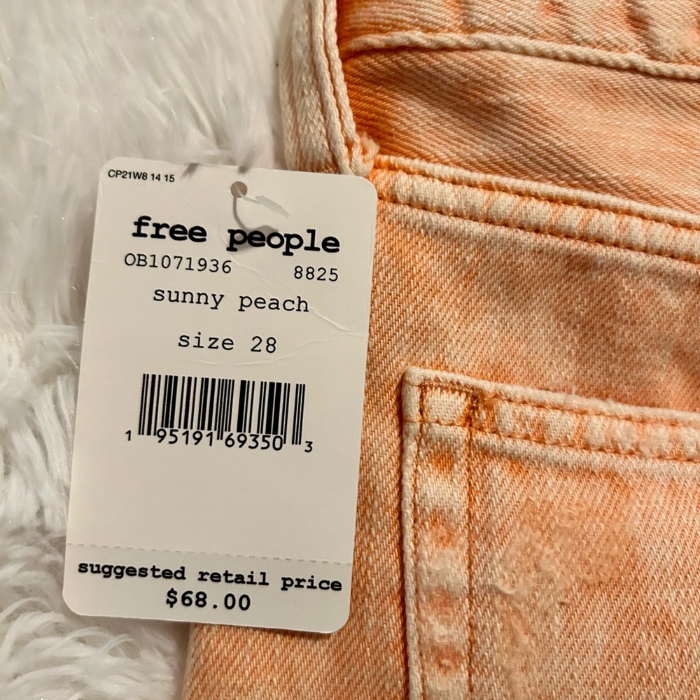 Free People Rolled Cuttoff Denim Shorts - Picture 9 of 14